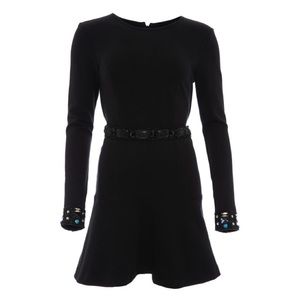 Needle & Thread Belt Dress with Cuff detail